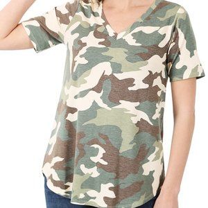 Mint Green Camo Tee